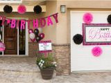 Hot Pink and Black Birthday Decorations Black Pink Birthday Party Supplies Party City