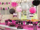 Hot Pink and Black Birthday Decorations Black Pink Birthday Party Supplies Party City