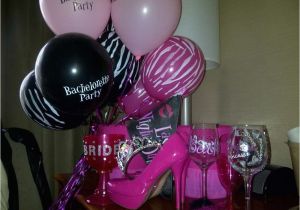 Hot Pink and Black Birthday Decorations Hot Pink and Black Bachelorette Party Ideas Photo 6 Of 7