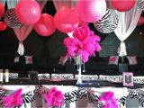 Hot Pink and Black Birthday Decorations Hot Pink and Black Party Decoration Ideas Psoriasisguru Com