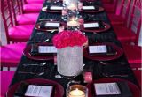 Hot Pink and Black Birthday Decorations Hot Pink Black White and Sparkles Birthday Party Ideas