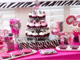 Hot Pink and Black Birthday Decorations Hot Pink Party Decorating Ideas Billingsblessingbags org