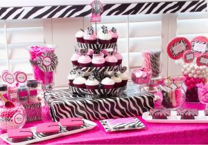 Hot Pink and Black Birthday Decorations Hot Pink Party Decorating Ideas Billingsblessingbags org