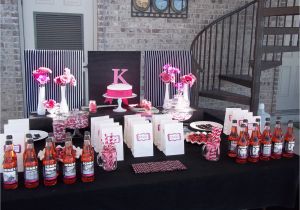 Hot Pink and Black Birthday Decorations Pink and Black Party Decorations Party Favors Ideas