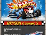 Hot Wheel Birthday Invitations Custom Hot Wheels Birthday Invitation