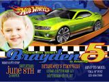 Hot Wheel Birthday Invitations Hot Wheels Birthday Party Invitations Free Invitation