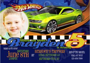 Hot Wheel Birthday Invitations Hot Wheels Birthday Party Invitations Free Invitation