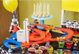 Hot Wheels Birthday Decorations Kara 39 S Party Ideas Hot Wheels Car Birthday Party Kara