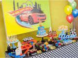 Hot Wheels Birthday Decorations Kara 39 S Party Ideas Hot Wheels Car Birthday Party Kara