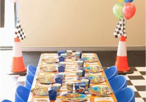 Hot Wheels Birthday Decorations Kara 39 S Party Ideas Hot Wheels Car Birthday Party Kara