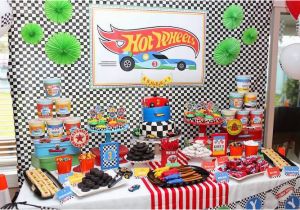 Hot Wheels Birthday Party Decorations Kara 39 S Party Ideas Hot Wheels Car Birthday Party Kara 39 S