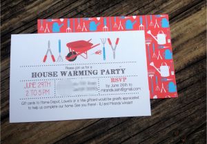 How to ask for Gift Cards On A Birthday Invitation House Warming Party Invitations