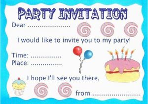 How to Create A Birthday Invitation Card Birthday Party Invitation Rooftop Post Printables