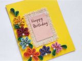 How to Create Birthday Card with Photo How to Create A Simple Quilled Birthday Card Diy Crafts