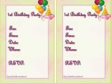 How to Create Birthday Invitation Card for Free Birthday Invitation Templates Birthday Invitation