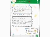 How to Create Birthday Invitation On Whatsapp Whatsapp theme Birthday Party Invitation Card Design On