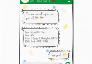 How to Create Birthday Invitation On Whatsapp Whatsapp theme Birthday Party Invitation Card Design On