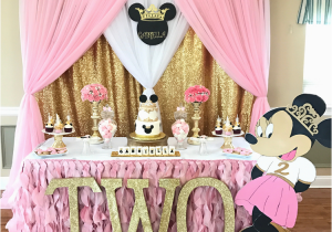 How to Decorate for A Minnie Mouse Birthday Party Minnie Mouse Birthday Party Ideas soiree Party