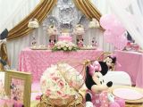 How to Decorate Minnie Mouse Birthday Party Charming Minnie Mouse Birthday Party Birthday Party