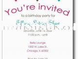 How to Design A Birthday Invitation Card Birthday Invites Awesome Party Invitations Wording