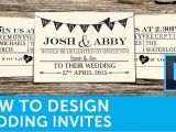 How to Design Birthday Invitations In Photoshop How to Design A Wedding Invitation In Adobe Photoshop