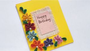 How to Do Birthday Card How to Create A Simple Quilled Birthday Card Diy Crafts