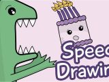 How to Draw A Birthday Card Cute Birthday Cake Drawing Www Imgkid Com the Image
