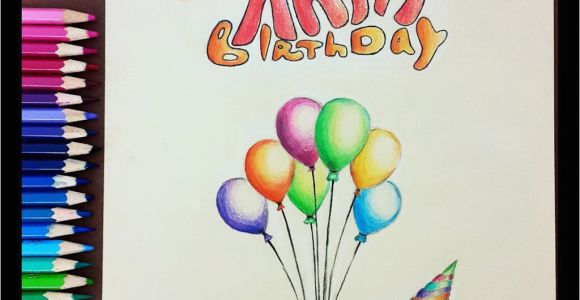 How to Draw A Birthday Card Pencil Drawing 33 A Birthday Card to My Friends by
