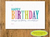 How to Fill Out A Birthday Card Kid 39 S Fill In the Blank Happy Birthday Card Rainbow Happy