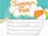 How to Fill Out A Birthday Party Invitation Items Similar to Fun In the Sun Party Collection