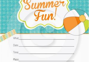 How to Fill Out A Birthday Party Invitation Items Similar to Fun In the Sun Party Collection