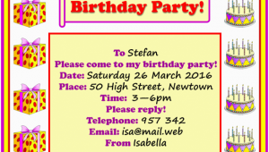 How to Invite for Birthday Party Birthday Party Invitation Learnenglish Kids British