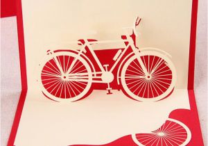 How to Make A 3d Birthday Card Out Of Paper Bike 3d Pop Up Gift Greeting 3d Cards Handmade Paper