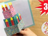 How to Make A 3d Birthday Card Out Of Paper Easy Pop Up Birthday Card Diy Red Ted Art 39 S Blog