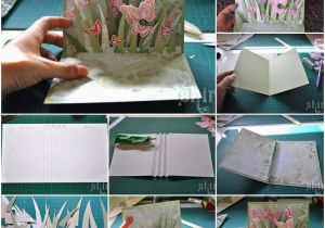 How to Make A 3d Birthday Card Out Of Paper How to Hand Made 3d Greeting Card Step by Step