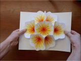 How to Make A 3d Birthday Card Out Of Paper How to Make A Bouquet Flower Pop Up Card Youtube