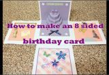 How to Make A Big Birthday Card Big Birthday Card Diy Creative Ideas Youtube