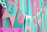 How to Make A Birthday Banner Homemade Easiest Ever Diy Birthday Banner Part 2 Rain On A Tin Roof