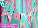 How to Make A Birthday Banner Homemade Easiest Ever Diy Birthday Banner Part 2 Rain On A Tin Roof