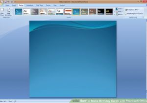How to Make A Birthday Card On Microsoft Word How to Make Birthday Cards with Microsoft Office with