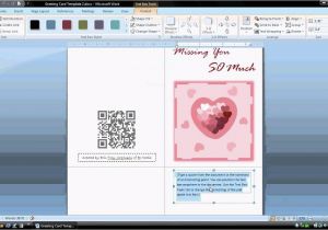 How to Make A Birthday Card On Microsoft Word Ms Word Tutorial Part 1 Greeting Card Template