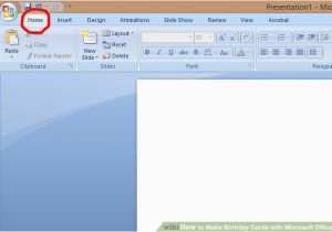How to Make A Birthday Card On the Computer How to Make Birthday Cards with Microsoft Office with