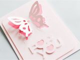 How to Make A Birthday Card Out Of Paper How to Make Greeting Card with butterfly Step by Step