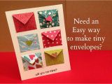 How to Make A Birthday Card Out Of Paper How to Make Tiny Envelope and A Card Tutorial Youtube