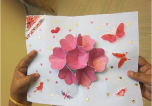 How to Make A Birthday Card Out Of Paper Pop Up Flower Card