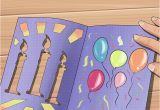 How to Make A Birthday Card with Photo 3 Ways to Make Homemade Birthday Cards Wikihow