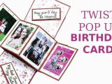 How to Make A Birthday Card with Photo Unique Twist Pop Up Card Diy Birthday Greeting Card