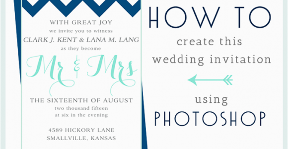How to Make A Birthday Invitation In Photoshop How to Make This Wedding Invitation In Photoshop