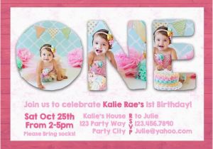 How to Make A Birthday Invitation In Photoshop Photoshop Template First 1st One Birthday Invite