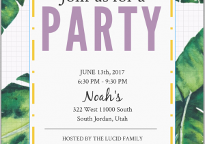 How to Make A Birthday Invite How to Make Free Party Invitations Lucidpress